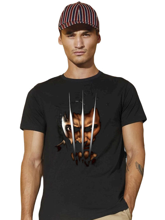 Pegasus T-shirt Wolverine X-Men σε Μαύρο χρώμα