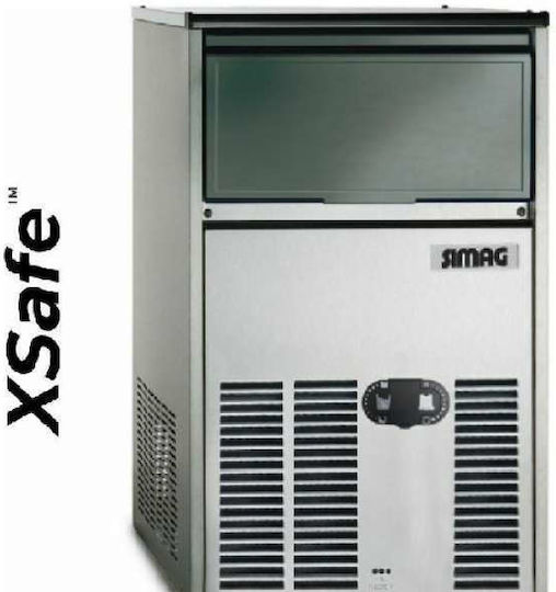 Simag SCE 65 XSAFE Ice Machine with Spraying System and Daily Production 60kg