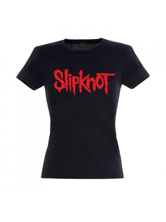 Pegasus Γυναικείο T-shirt Slipknot σε Μαύρο χρώμα