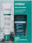 Uriage Hyseac Skin Care Set for Facial Cleaning & against Acne with Serum & Face Cleanser