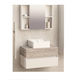 Inter Ceramic ICP4425-80 Waschtisch mit Waschbecken & Spiegel L80xB46xH20cm Beige