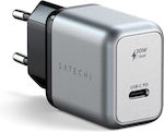 Satechi Încărcător fără cablu cu port USB-C 30W Livrarea energiei Gri (ST-UC30WCM)