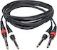 Hilec Cable 2x 6.3mm male - 2x 6.3mm male 3m (CALIN299)