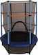 Oxford Home Height 160cm Blue Kids Trampoline 140cm with Net
