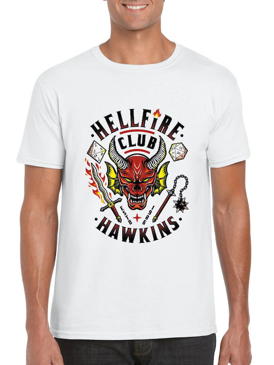 Pegasus Special Stranger Things T-shirt Hellfire Club Weiß