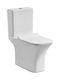 Gloria Plastic Toilet Seat White Savina U 42cm