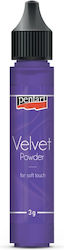 Velvet powder 3gr Pentart, Purple