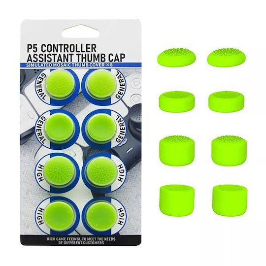 Ornate Thumb Grips Χειριστηρίου για PS5 σε Πράσινο χρώμα