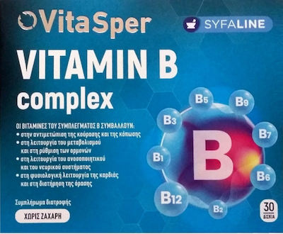 Vitasper Vitamin B Complex Vitamina pentru Părul & Pielea 30 file