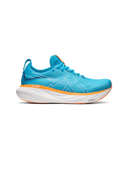 Gel-Nimbus 25 Sport Shoes Running Island Blue / Sun Peach