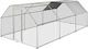 Pawhut Metallic Poultry Coop L5.7 x W2.8 x H1.95m