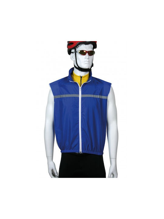 Lampa Cycling Windbreaker Jacket Sleeveless Blue