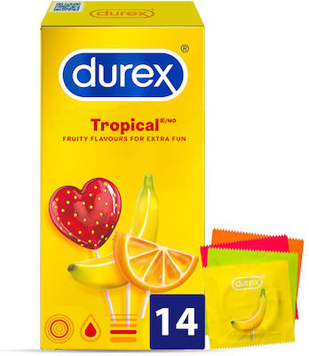 Durex Προφυλακτικά Tropical 14τμχ