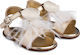 Babywalker Pantofi De Botez Din Piele Sandale A...