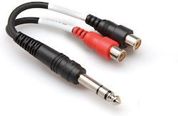 Hosa YPR-102 6,3 Mm De Sex Masculin - 2x RCA De Sex Feminin 0,1m