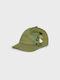 Mayoral Kids' Hat Jockey Fabric Khaki