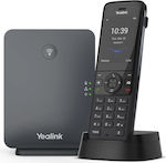 Yealink W78P Schnurlos IP-Telefon mit 10 Linien in Schwarz