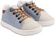 Babywalker Baptism Leather Sneakers Light Blue