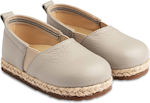 Babywalker Baptism Leather Espadrilles Gray