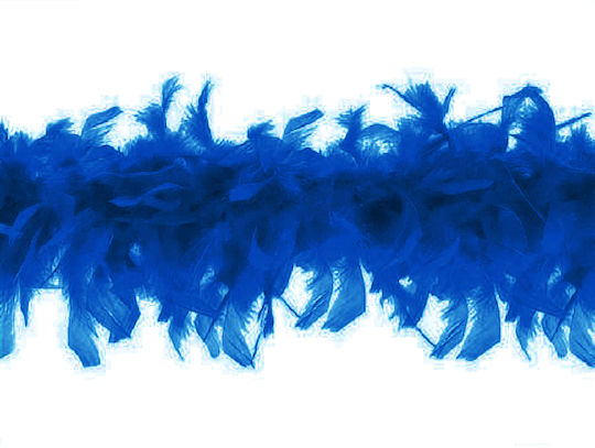 Blue Carnival Boa