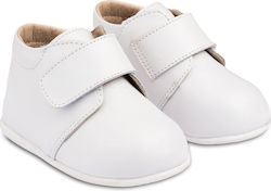 Babywalker Baptism Leather Boots White