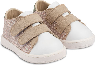 Babywalker Baptism Fabric Sneakers Beige