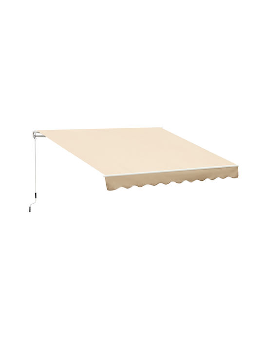 Outsunny Cort Terasă Bej x2.45m