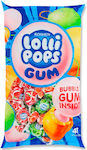 Roshen Lollipop with Chewing Gum with Flavor Mix Fruit Mastic 1pcs 920gr