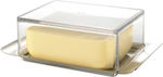 Gefu Inox Butter Dish Transparent