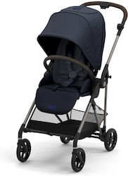 Cybex Melio Adjustable Baby Stroller Suitable for Newborn Ocean Blue 5.9kg