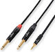 Soundsation Wiremaster Mini Cable 2x 6.3mm male - 3.5mm male 3m (WM-MJ2J30)