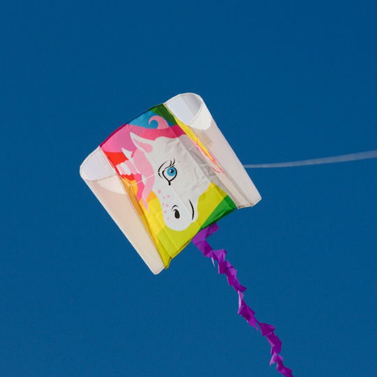 Spiderkites Kite Unicorn Fabric with Tail & Twine 44x33cm 1pcs