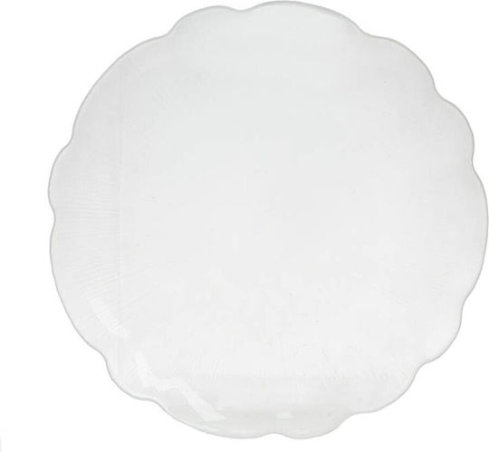 Click Farfurie joasă Sticlă Alb cu Diametru 28cm