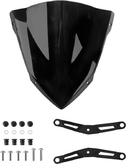 Motorcycle Windshield & Windscreen Tinted Visor for Yamaha MT-03 TZ-0375-SMK