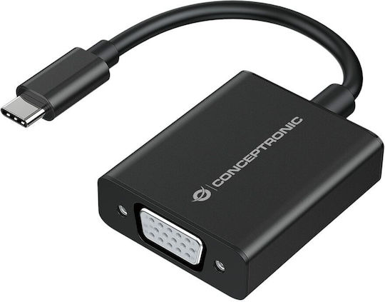 Conceptronic Convertor USB-C masculin în VGA feminin 1buc ABBY05B
