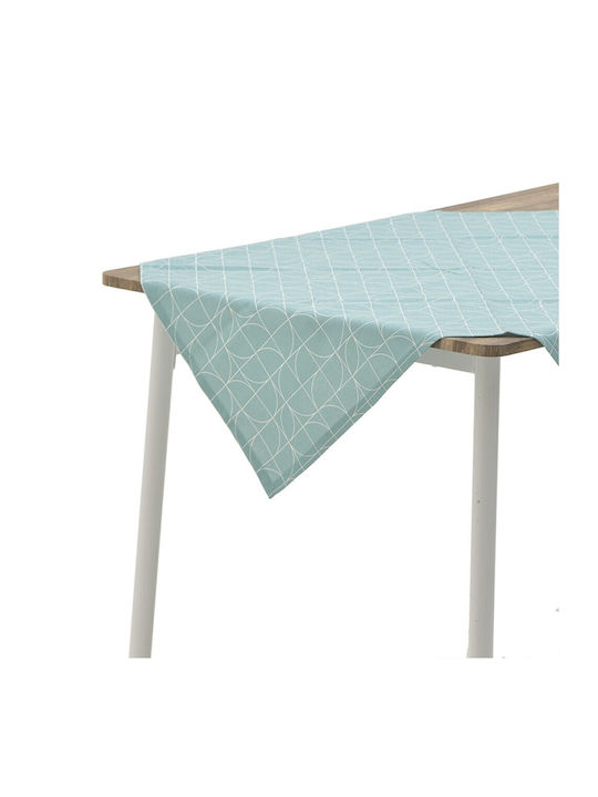 Click Checkered Cotton Blue / Green / White 90x90cm