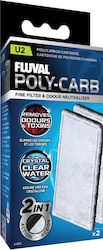 Fluval U2 Poly-Carb X2 Υλικό για Φιλτράρισμα Ενυδρείου 1380ml