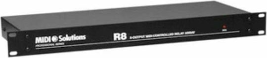 Midi Solutions Midi Interface R8 Relay Μαύρο