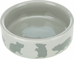 Trixie Ceramic Bowl Μπολ Τροφής για Χάμστερ 80ml Γκρι