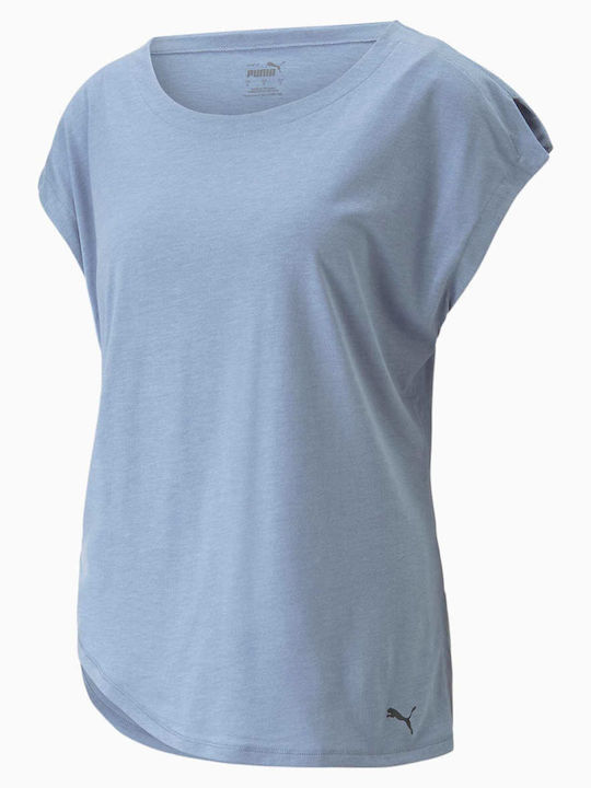 PUMA Studio Foundation T-shirt Light Blue