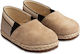 Babywalker Baptism Leather Espadrilles Beige