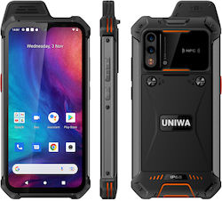 Uniwa W888 Dual SIM (4GB/64GB) Μαύρο