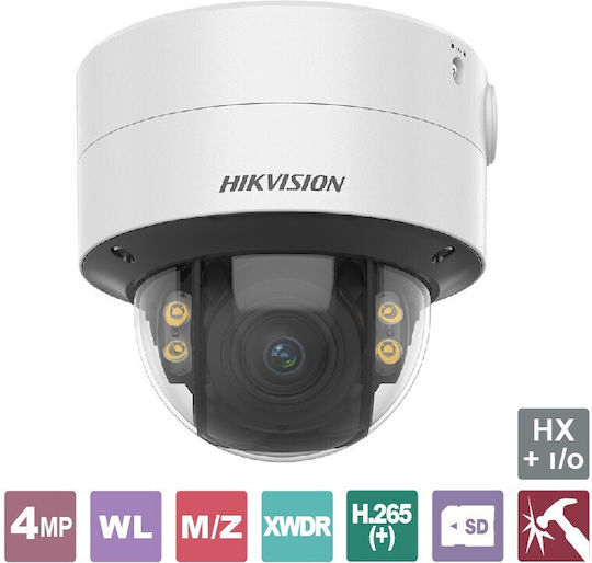 Hikvision DS-2CD2747G2T-LZS(C) IP Cameră de Supraveghere Full HD+ 4MP Rezistentă la apă cu Microfon și Lentilă 2.8mm