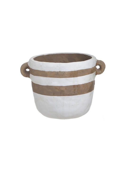 Inart Terracotta Plant Pot Multicolour 23x16cm