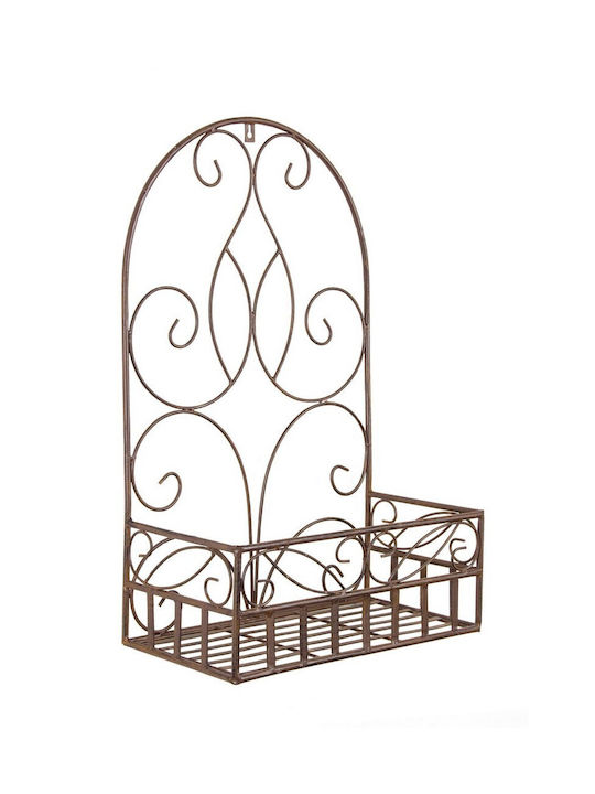 Bizzotto Melanie Hanging Planter Metal Bronze 40x21x61cm.