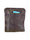 Beverly Hills Polo Club Leather Men's Bag Shoulder / Crossbody Brown