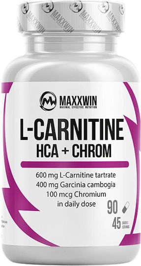 Maxxwin L-Carnitine + HCA + Chrom с Карнитин 90 капси