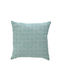 Click Sofa Cushion from 100% Cotton Light Blue / Green / White 4pcs 40x40cm