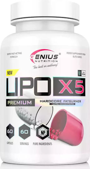 Genius Nutrition Lipo X5 Premium 250mg 60 κάψουλες