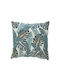 Click Sofa Cushion From 100% Cotton Green White 40x40cm